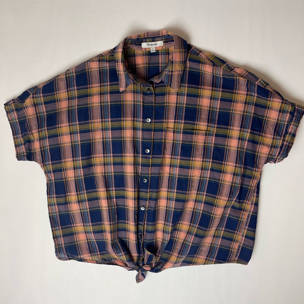Madewell Plaid Button-Up Shirt